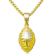 Load image into Gallery viewer, Rugby Ball Necklace
