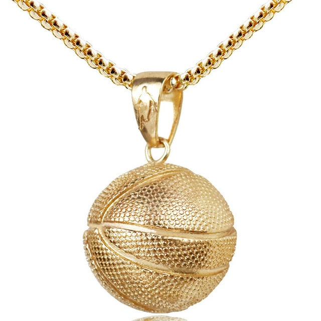 3D Basketball Necklace