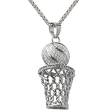 Load image into Gallery viewer, Basketball Hoop Necklace