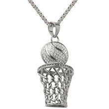 Load image into Gallery viewer, Basketball Hoop Necklace