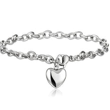 Load image into Gallery viewer, Heart Shape Tag Bracelet