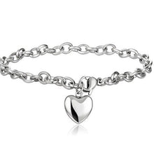 Load image into Gallery viewer, Heart Shape Tag Bracelet