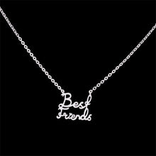 Load image into Gallery viewer, Best Friend Letters Charms Gold Necklace