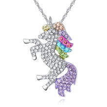 Load image into Gallery viewer, Unicorn Rhinestone Necklace