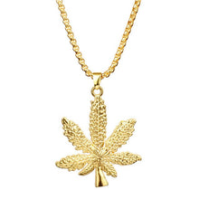 Load image into Gallery viewer, Hemp Leaf Necklace
