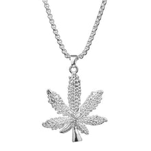 Load image into Gallery viewer, Hemp Leaf Necklace