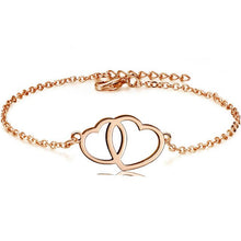 Load image into Gallery viewer, Double Heart Necklace