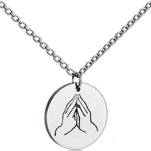 Load image into Gallery viewer, Gesture Engraved Necklace